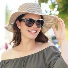 URUMQI Sunglasses for Glasses Wearers, Women's Over-Top Sunglasses, UV400 Protection, Anti-Glare Polarised Sunglasses, Fit Over Glasses, Ultra Light, A03 Transparent Grey Frame/Grey Lens