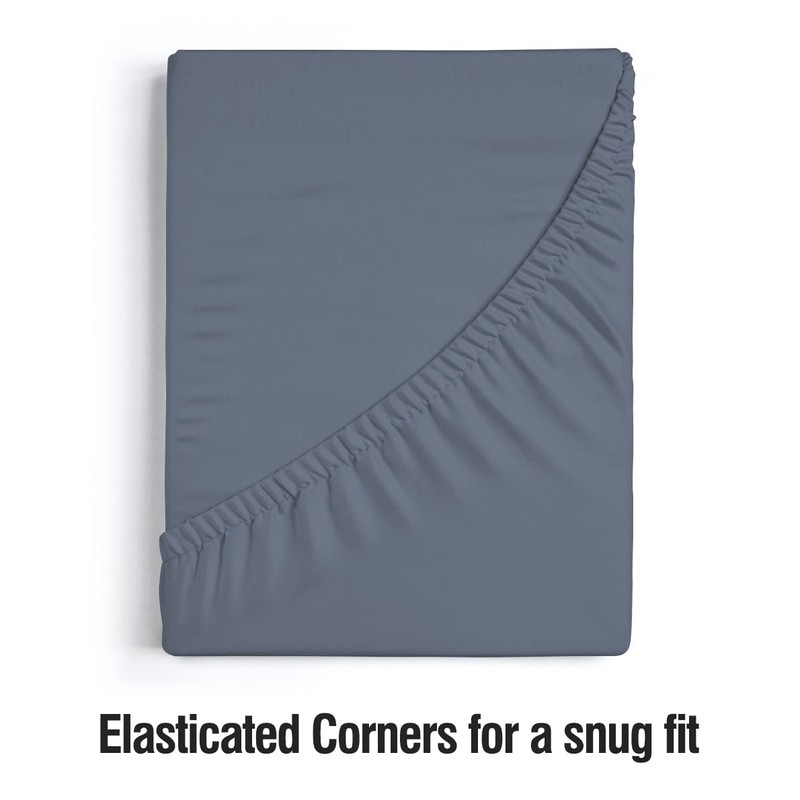 MistyMorning Fitted Sheet, Soft & Premium quality Bedding & Linen,