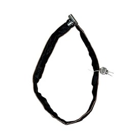 seven the world Chain Lock, 37.4 inches (95 cm), Lock Chain, Keyed, Anti-Theft, Lightweight, Short, Keyed, Bicycle, Bike, Black