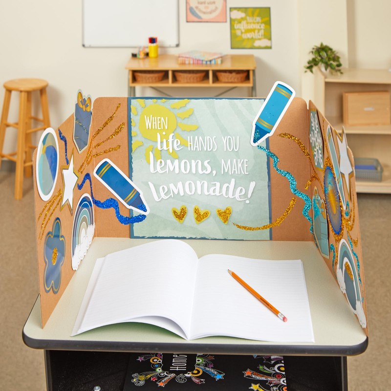 Really Good Stuff Standard Privacy Shields Set of 12, Blue