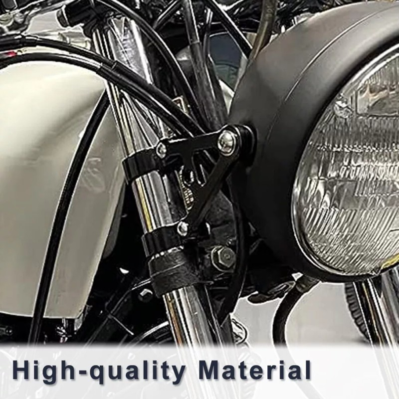 xitomer 41mm Motorcycle Headlight Bracket Front Fork Mount Round Head