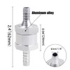 Joywayus 1/4" Fuel Non Return One Way Check Valve Petrol