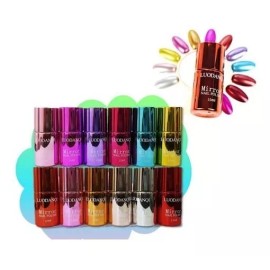 Codalis 12 Barnices Para Uñas Efecto Espejo Surtidos