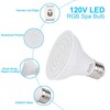 XIUBE 120V LED RGB SPA Light 12W Color Bulb for