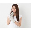 Glove Depot Organic Cotton UV Gloves, 5-fingers, Luoyang Dyeing, Mother's
