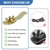DALQUIS 8 Pcs Undermount Sink Clips, Sink Brackets for Kitchen,