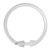 Kenney KN61218 Rust-Proof Smooth Plastic Shower Curtain Rings for Shower