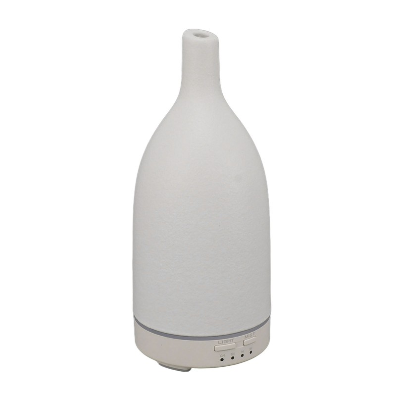 Ceramic Essential Oil Diffuser Ultrasound Aromatherapy Diffuser Quiet Waterless Auto