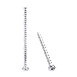 sourcing map Machine Screws Plate Phillips Head Screws M4 x 65 mm Pack of 10