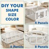 Lonkix Clear Puppy Playpen Indoor - Ideal for Small &