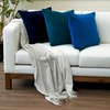 Encasa XO Chenille Cushion Covers Set of 2 | Royal