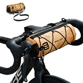 Bolsa para Manillar, 2.3 L Bolsa para Manubrio de Bicicleta, con Correa para el Hombro, Bolsa Impermeable Accesorios para Bicicleta de Montaña, Carretera y Accesorios para Bicicleta.