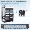 GeeekPi Vented 10 inch 1U Blank Panel Metal Rack Mount