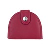 Coin Box DOLPHIN, Genuine Leather, red - ''LEAS Special-Edition''