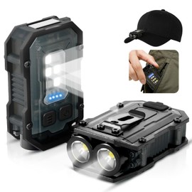 DotJoy Mini Light Flashlight, Pocket and Light, 800mah-1000 Lumens (Black)