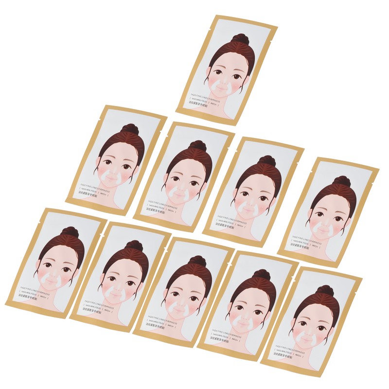 10pcs 2.5g Face Wrinkle Patches Remove Mouth Corner Fine Lines