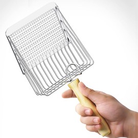 Xygobla Stainless Steel Cat Litter Scoop Holder