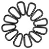 Pack of 12 Carabiner Hooks, Small, Iron Small Carabiner, Aluminium