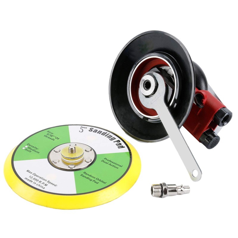 Professional Air Random Orbital Palm Sander, Heavy Duty Dual Action