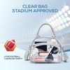 TOURIT Stadium Approved Clear Lunch Bag Transparent Bag with Adjustable