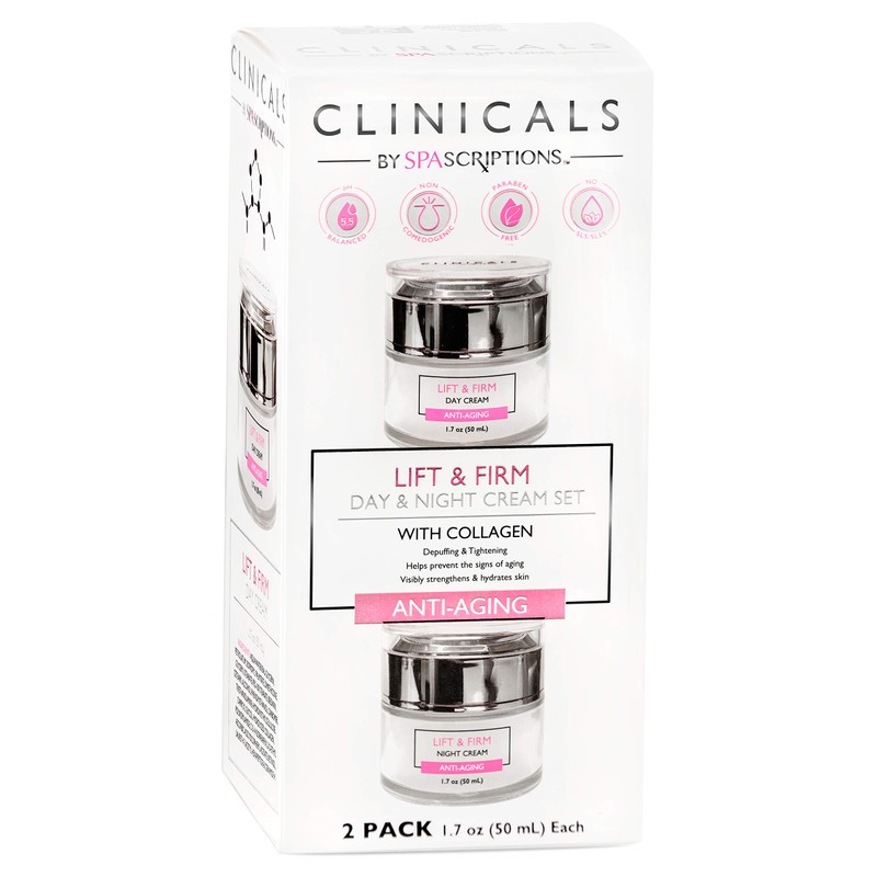 SpaScriptions Clinicals- Lift & Firm Day & Night Cream Set