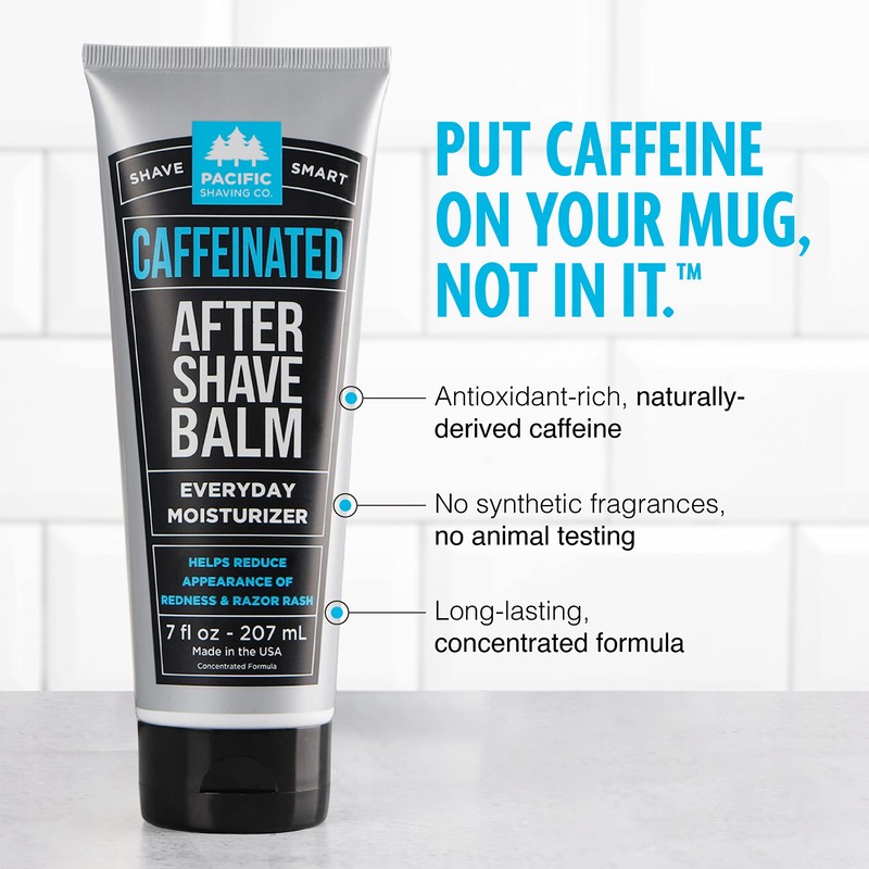 Pacific Shaving Company Caffeinated Shaving Cream & Aftershave Set -