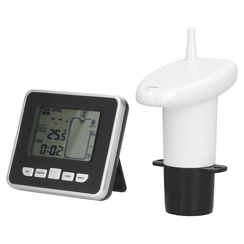 Water Tank Level Meter Ultrasonic Digital Display Depth Gauge Sensor