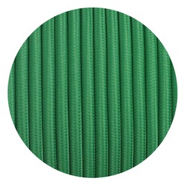 1 Meters / 3.28FT Braided Cable, LEDSONE 2 Core Electrical Cable, Vintage Braided Flex Cable Fabric Electrical Wire for DIY Lamps Industrial Pendant Lights Lighting Appliances (Green)
