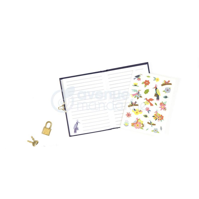 Avenue Mandarine - Ref CO205C - Private Diary with Padlock