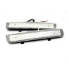 2x Clear Lens Rear Bumper Reflector LED Fog Tail Stop