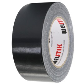 WELSTIK Professional Grade Duct Tape, Waterproof Duct Cloth Fabric,Duct Tape for Photographers,Repairs, DIY, Crafts, Indoor Outdoor Use (2 Inch X 45 Yards, Black)