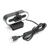 Webcam USB2.0 1080P HD 30FPS High Resolution LED Light PC