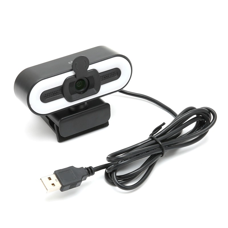 Webcam USB2.0 1080P HD 30FPS High Resolution LED Light PC