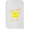 Azeeda 'You Make The Sun Shine For Me' Plastic Ice