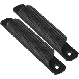 Jaladeras para Ventanas Corredizas y Armarios en Aluminio Negro Mate, Pack de 2, Diseño Funcional, Instalación Rápida, Recomendadas para Puertas de Tabiques y Divisores