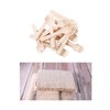 Mini Wooden Spork, 100PCS Bamboo Forks, Disposable Wooden Forks for