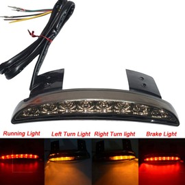 Motorcycles Tail Light with Left Right Turn Signals Red & Yellow Motorcycle Lights Fit for2007-2013 XL883N, XL1200N