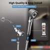 Iopsk Fitered Shower Head with Handheld for Hard Water, High