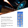 10PCS Thin Diamond Cutting Disc with Rod Round Grinding Sanding