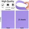 Twavang 25 Sheets Purple Cardstock Paper 8.5'' x 11'', 250gsm/92lb
