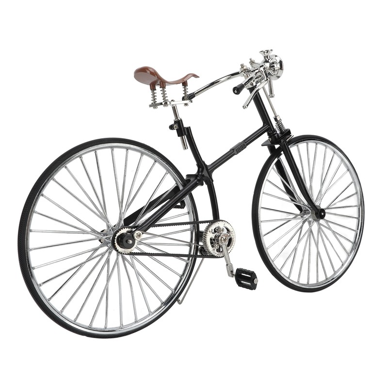 Retro Bicycle Model Retro Style 1:10 Scale Detachable Durable Metal