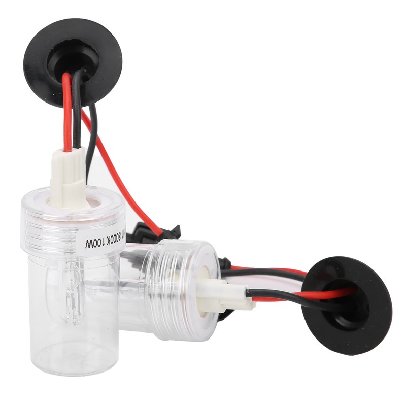 2Pcs Headlight Xenon Bulbs HID Lamp Replacement 100W 8000K H1