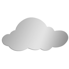 GLOSSY GALLERY Cloud Shatterproof Acrylic Safety Mirror - 16 inch