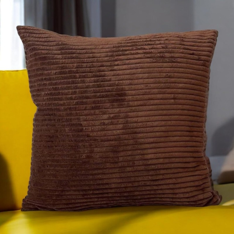 Seechoo Corduroy Cushion Covers, Set of 2, 45 x 45