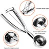 DMOPRDNB Ice Cream Scoop Stainless Steel with Trigger Thickened 304