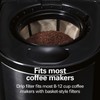 CAFE BREW COLLECTION Reusable 8-12 Cup Basket Coffee Filter Fits