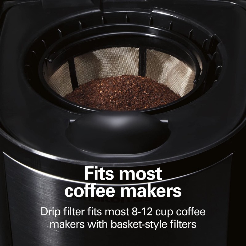 CAFE BREW COLLECTION Reusable 8-12 Cup Basket Coffee Filter Fits
