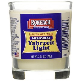 Rokeach Memorial Yahrzeit Tumbler, 1-count (Pack of 24)