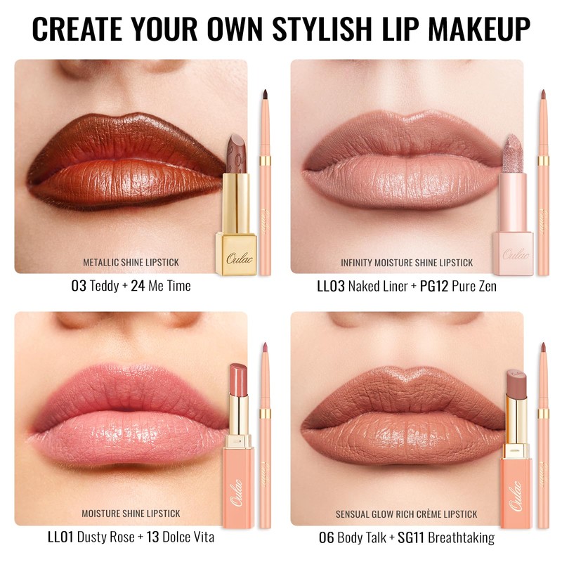 Waterproof White Lipliner Pencil - Smooth and Creamy Lip Primer,