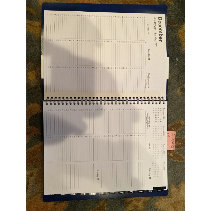 Staples Dec 24-jan 26 14 Month Planner 8.5" x 11"